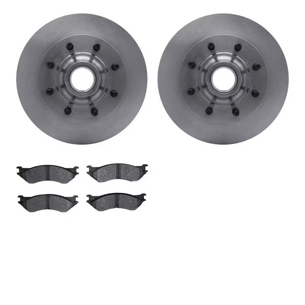 6302-54114, Rotors with 3000 Series Ceramic Brake Pads, Dynamic Friction Co, Mfr#: 6302-54114